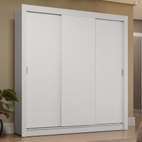 Guarda-Roupa Casal 3 Portas de Correr Sublime Plus Madesa	Branco