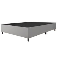 Base Cama Box Casal King 1,93m Suede Marsala