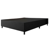 Base Cama Box Casal King 1,93m Suede Marsala