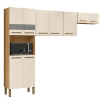 Armário de Cozinha Compacta Com 9 Portas 2,50m Versalhes Kit's Paraná
