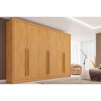 Guarda Roupa Casal 6 Portas e 6 Gavetas Valencia Peroba - Europa
