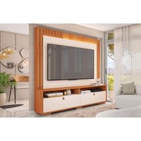 Home p/ TV até 70 Pol Fox 2.0 c/ Pés 200x191cm Freijo/Off White - Caemmun