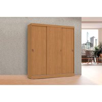 Guarda Roupa Casal 3 Portas de Correr e 2 Gavetas R589 Canela - Kappesberg