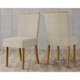 Kit 2 Cadeiras Sala Jantar Malu 2 Un Nature/Linho Bege - Henn