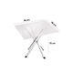 Kit 4 Cadeiras Sala Jantar Volga c/ Tampo de Vidro 90cm e 4 Cadeiras Portugal Cromada - Courano Bege - Kappesberg