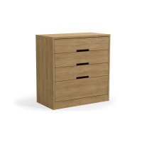 Cômoda Solteiro S824 c/ 4 Gavetas Canela - Kappesberg