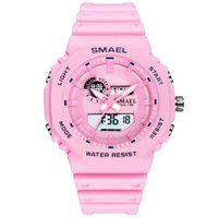 Relógio Feminino Relógio Smael AnaDigi 8037 Rosa