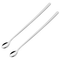 Kit Com 2 Colheres Bailarina 30cm Inox Bebidas Tramontina Amazonas Coquetel Suco Drink