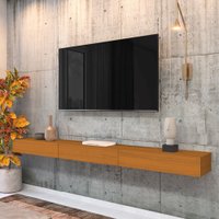 Rack Suspenso para Painel ou TV até 75 Polegadas 3 Portas 2,00m Egeo EDN