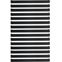 Kit 15 Puxadores Retos Preto Fosco 224mm para Móveis Torralba Piauí Armários Gavetas