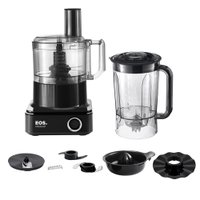 Processador de Alimentos EOS Premium Multipro Master Digital 7 em 1 All Black 1000W EPS03P 220V