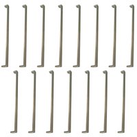 15 Puxadores para Móveis Alças 352mm Zamac Níquel Escovado Piauí Torralba Armários Gavetas