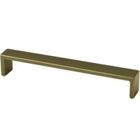 Puxador Reto Alça Bronze Fosco Piauí 160mm Gavetas Armários Zamac Torralba