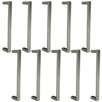 Kit 10 Puxadores para Móveis Alça Reta Oeiras 128mm Zamac Bronze Armários Gavetas Guarda-Roupas Torralba