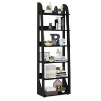 Estante Livreiro 7 Prateleiras 183X60 cm Preto Fosco ARLY