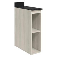 Balcao Nicho Com Tampo 20 cm MDF Kali 12216 Bianco Toq Nicioli