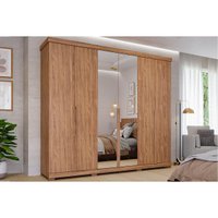 Guarda Roupa 6 Portas (2 c/ Espelho) e 6 Gavetas Guarapari Cinamomo - Panan