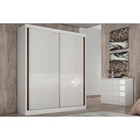 Quarto Modulado Rizon 2 Portas de Correr e 3 Gavetas Virtus/Toledo Neve - Novo Horizonte