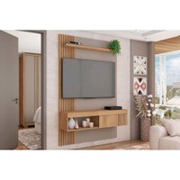 Home p/ TV até 45 Pol Jade Ripada 120x183cm Buriti/Fendi - Caemmun