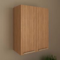 Armário Aéreo Cozinha 60 Cm 2 Portas 1 Prateleira Cz3141 Freijó - Tecno Mobili
