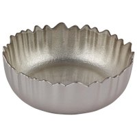 Centro de Mesa Oriente em Vidro 6x15cm Champanhe