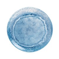 Prato Raso em Melamina 26cm Hub Me Azul