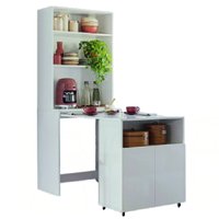 Armário de Cozinha Multifuncional com Mesa Retrátil para Café Duo Kit's Paraná