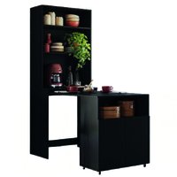 Armário de Cozinha Multifuncional com Mesa Retrátil P/ Café Duo Kit's Paraná
