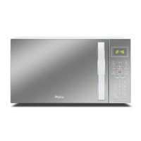 Micro-ondas Philco 28 Litros com Revestimento Limpa Fácil Espelhado Branco PMO28EB - 220 Volts