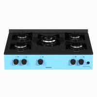 Fogao a Gas Portatil 5 Bocas Venax Grand Petit Line Azul