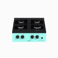 Fogao a Gas Portatil 4 Bocas Venax Grand Petit Line Verde