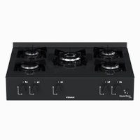 Fogao a Gas Portatil 5 Bocas Venax Grand Petit Line Preto