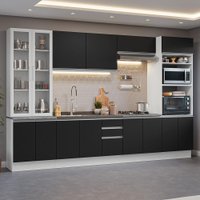 Armário Cozinha Completa C/340cm Glamy Madesa 01