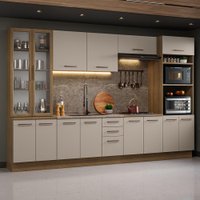 Armário Cozinha Completa Agata 340cm - Madesa 01