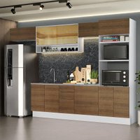 Armário de Cozinha Completa Com 330cm Stella Madesa 06