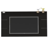 Painel Suspenso Para TV 60 Pol 1 Prateleira 180 cm Preto ARLY