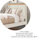 Cama Solteiro Barcelona Off White Nature Tebar