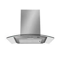 Coifa de Parede Philco 60cm Glass Vidro Curvo 3 Velocidades Inox PCO60G - 220 Volts