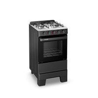 Fog&atilde;o Ideal Pop 4 Bocas com Mesa em Inox Esmaltec