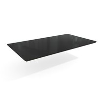 Tampo Mesa Sala de Jantar Madeirado c/ Vidro TA26 Retangular 90x160cm Preto/Preto - Kappesberg