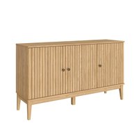 Buffet Aparador com 3 Portas Mel MDP 134X38X77cm MB 1061 Movelbento