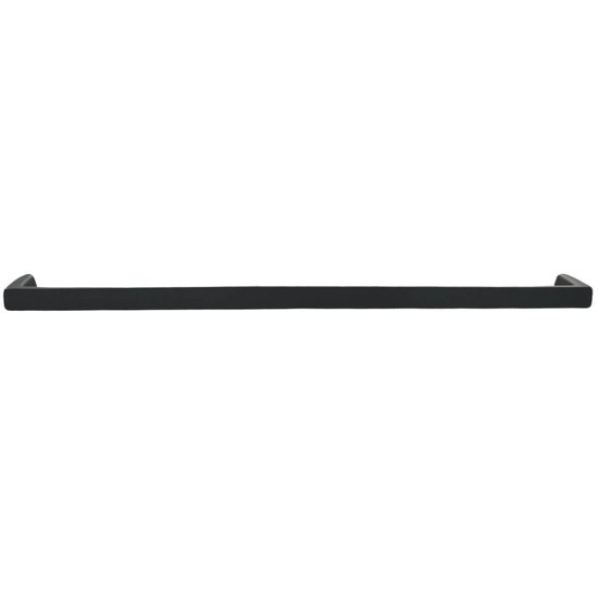 Kit 30 Puxadores para Móveis Zamac Preto Fosco 26cm Porta Armário Gavetas Guarda-Roupas