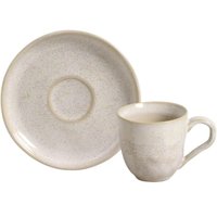 Xícara de Café com Pires 120ml Bio Latte Porto Brasil Mesa Posta Café da Manhã