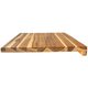 Kit 2 Tábuas de Corte Madeira Teca Estação com Encaixe L 35cm Carnes Massas Pães Zanline