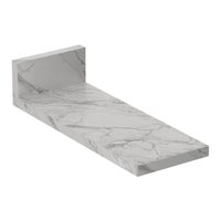 Tampo MDP 25mm para Balcão de Cozinha 20cm Multimóveis CR20420 Mármore Branco