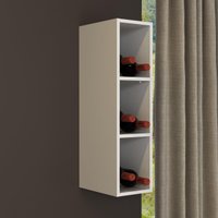 Nicho Aéreo de Cozinha Garrafeiro em MDF 20cm Multimóveis CR20434 Branco