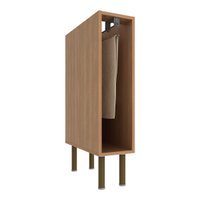 Balcão de Cozinha com Nicho Porta-Toalhas 20cm Multimóveis CR20423 Freijó