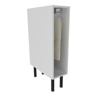 Balcão de Cozinha em MDF com Porta-Toalhas 20cm Multimóveis CR20430 Branco
