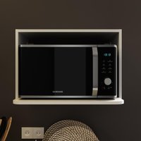Nicho Aéreo de Cozinha em MDF para Micro-ondas 60cm Multimóveis CR20435 Branco