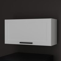 Armário de Cozinha Aéreo em MDF com 1 Porta Basculante 80cm Multimóveis CR20433 Branco